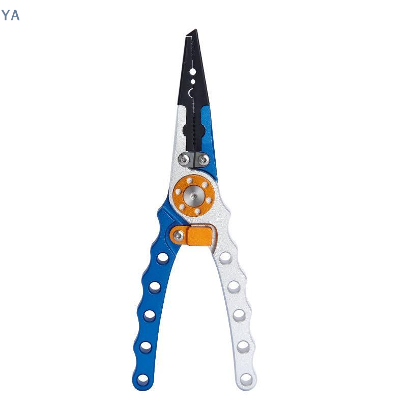 Fishing Hook Remover - 【AN】คีมตกปลาอเนกประสงค์ทำจากอะลูมิเนียมอัลลอย พร้อมด้ามจับกันลื่นและที่ถอดตะขอ สำหรับอุปกรณ์ตกปลาในน้ำจืดและน้ำเค็ม