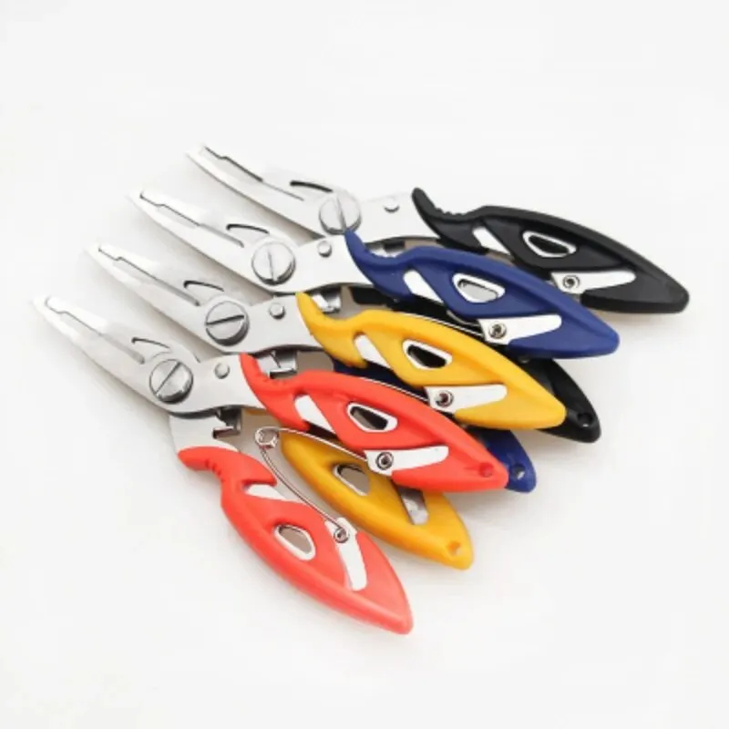 Fishing Hook Remover - คีมตกปลาสแตนเลส, กรรไกรถอดตะขออเนกประสงค์, อุปกรณ์ตกปลาแบบพกพาสำหรับน้ำเค็มและน้ำจืด