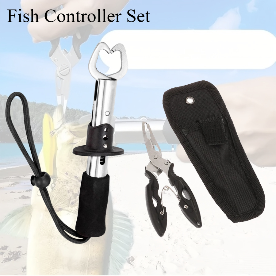 2pcs ปลาชุดควบคุมรวม 1 PC แหนบ - Fishing Hook Remover บทวิจารณ์และราคา
