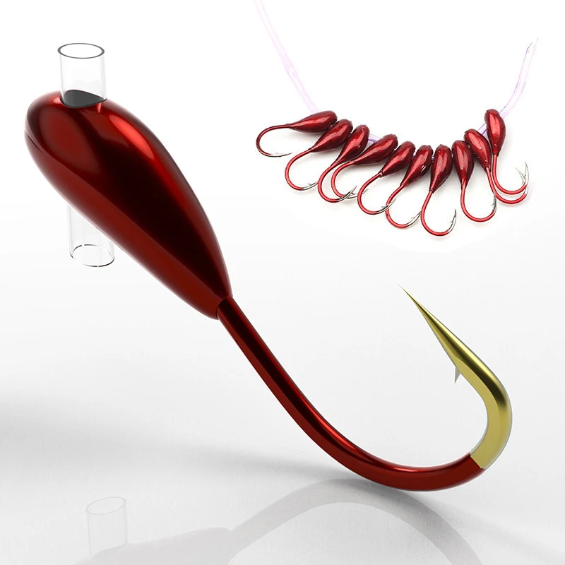 10/20PCS ฤดูหนาวตะขอตกปลาน้ําแ - Fishing Hook Assortment บทวิจารณ์และราคา
