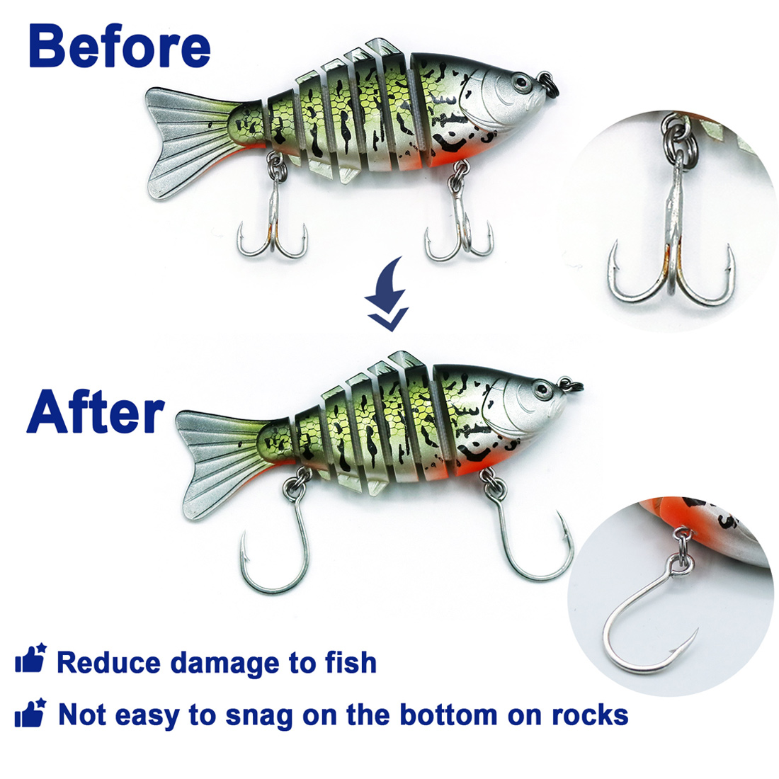ตะขอตกปลา 9KM 25 ชิ้น Jig Hook - Fishing Hook Assortment บทวิจารณ์และราคา