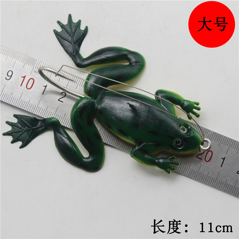 เหยื่อตกปลาแบบนิ่มรูปกบ ไม่มีใ - Fishing Hook Weedless บทวิจารณ์และราคา