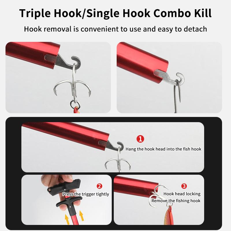 ^ # เครื่องมือถอดเบ็ดตกปลา 1 ช - Fishing Hook Remover บทวิจารณ์และราคา
